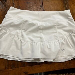 Nike White Strapless Athletic Bandeau Bra